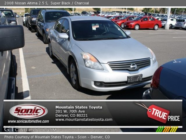 2008 Nissan Altima 2.5 S in Super Black
