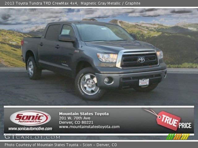 2013 Toyota Tundra TRD CrewMax 4x4 in Magnetic Gray Metallic