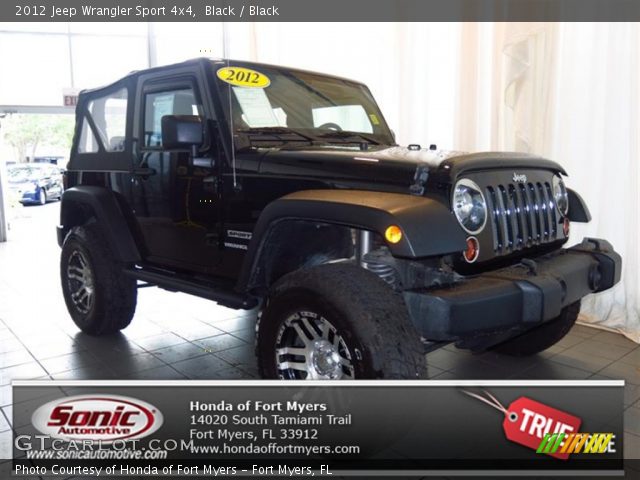 2012 Jeep Wrangler Sport 4x4 in Black