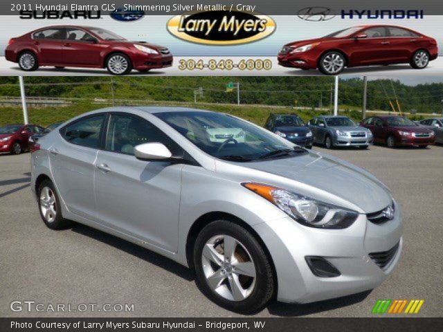 2011 Hyundai Elantra GLS in Shimmering Silver Metallic