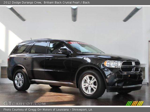 2012 Dodge Durango Crew in Brilliant Black Crystal Pearl