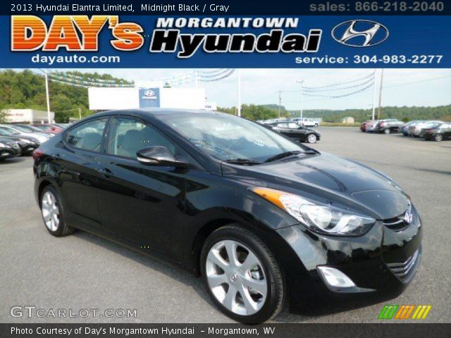 2013 Hyundai Elantra Limited in Midnight Black