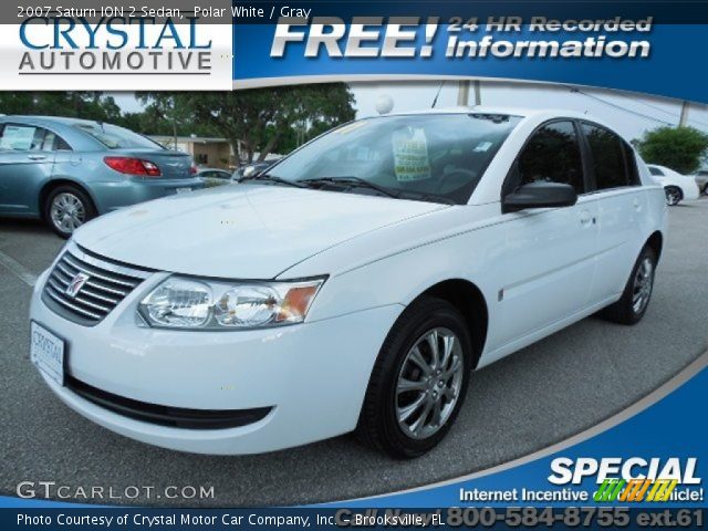 2007 Saturn ION 2 Sedan in Polar White