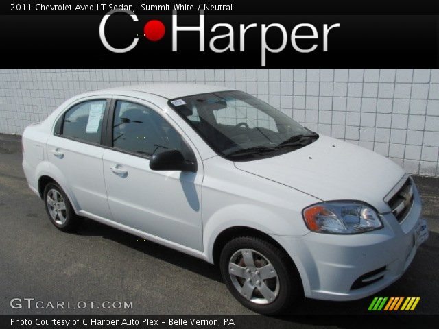 2011 Chevrolet Aveo LT Sedan in Summit White