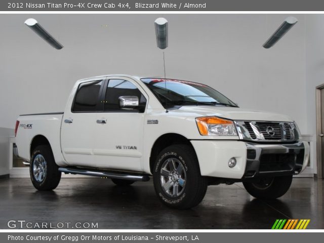 2012 Nissan Titan Pro-4X Crew Cab 4x4 in Blizzard White