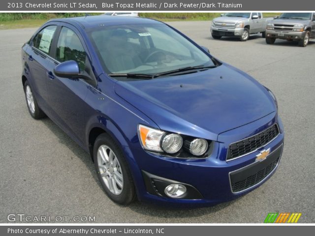 2013 Chevrolet Sonic LT Sedan in Blue Topaz Metallic
