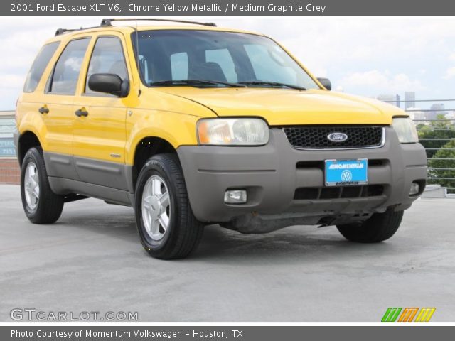 2001 Ford Escape XLT V6 in Chrome Yellow Metallic
