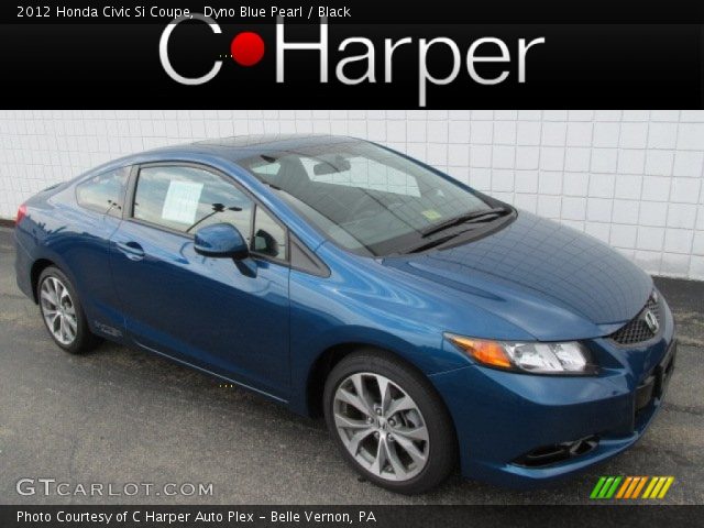 2012 Honda Civic Si Coupe in Dyno Blue Pearl
