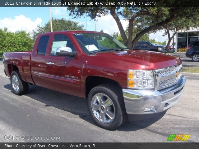 2013 Chevrolet Silverado 1500 LT Extended Cab 4x4 in Deep Ruby Metallic