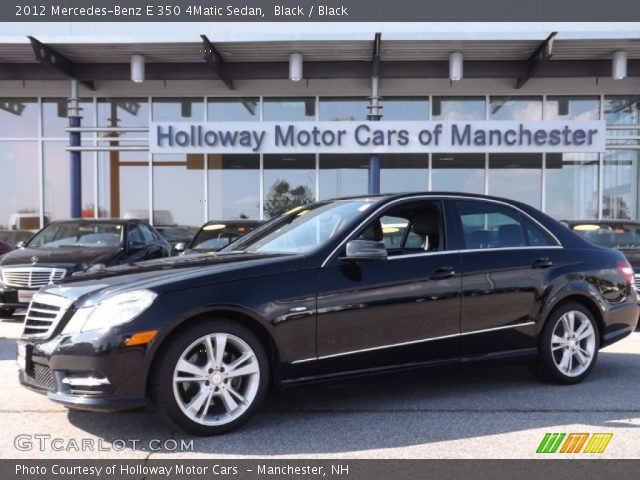 2012 Mercedes-Benz E 350 4Matic Sedan in Black