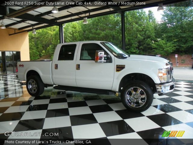 2008 Ford F250 Super Duty Lariat Crew Cab 4x4 in Oxford White