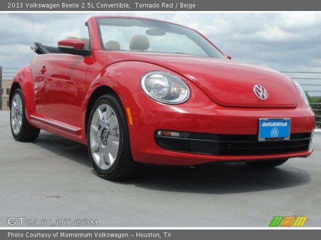 2013 Volkswagen Beetle 2.5L Convertible in Tornado Red