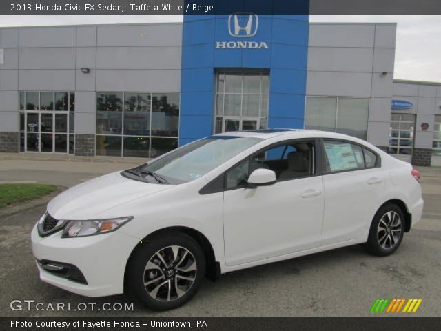 2013 Honda Civic EX Sedan in Taffeta White