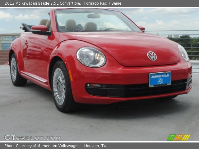 2013 Volkswagen Beetle 2.5L Convertible in Tornado Red
