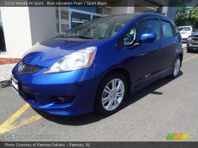 2010 Honda Fit Sport in Blue Sensation Pearl