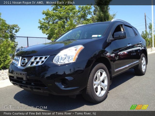 2011 Nissan Rogue SV AWD in Wicked Black