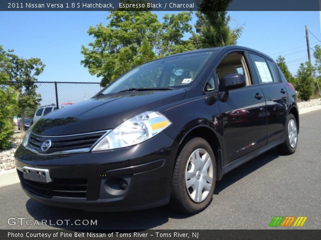 2011 Nissan Versa 1.8 S Hatchback in Espresso Black