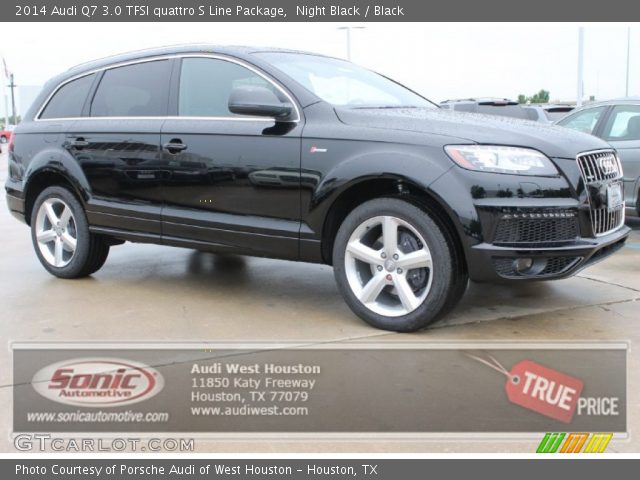 2014 Audi Q7 3.0 TFSI quattro S Line Package in Night Black