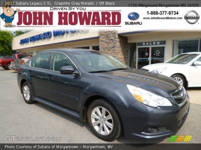 2012 Subaru Legacy 2.5i in Graphite Gray Metallic