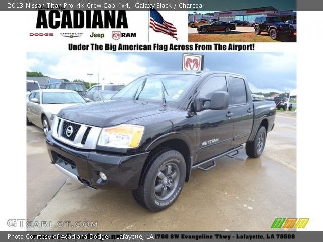 2013 Nissan Titan Pro-4X Crew Cab 4x4 in Galaxy Black