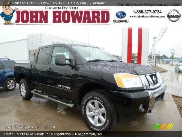 2013 Nissan Titan SV Crew Cab 4x4 in Galaxy Black