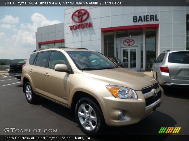2010 Toyota RAV4 Limited 4WD in Sandy Beach Metallic