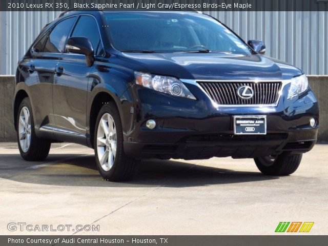 2010 Lexus RX 350 in Black Sapphire Pearl