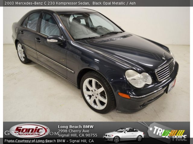 2003 Mercedes-Benz C 230 Kompressor Sedan in Black Opal Metallic