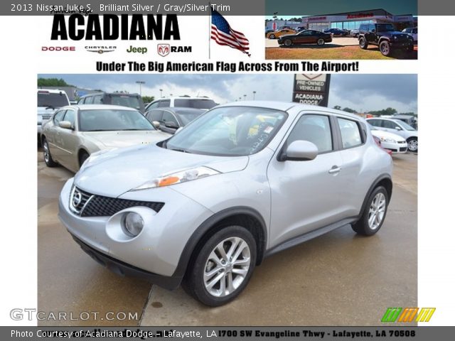 2013 Nissan Juke S in Brilliant Silver