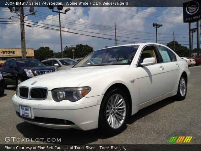 2004 BMW 7 Series 745i Sedan in Alpine White