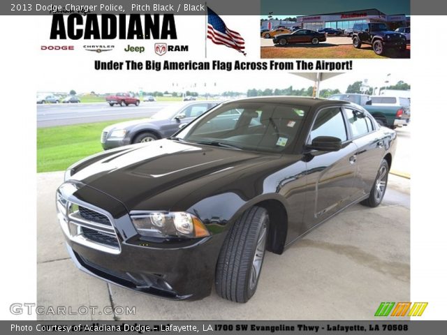 2013 Dodge Charger Police in Pitch Black