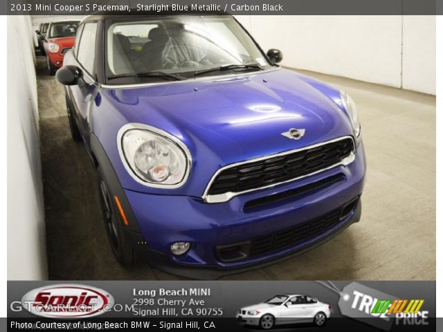 2013 Mini Cooper S Paceman in Starlight Blue Metallic
