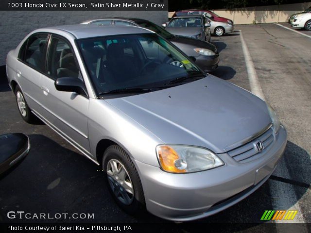 2003 Honda Civic LX Sedan in Satin Silver Metallic