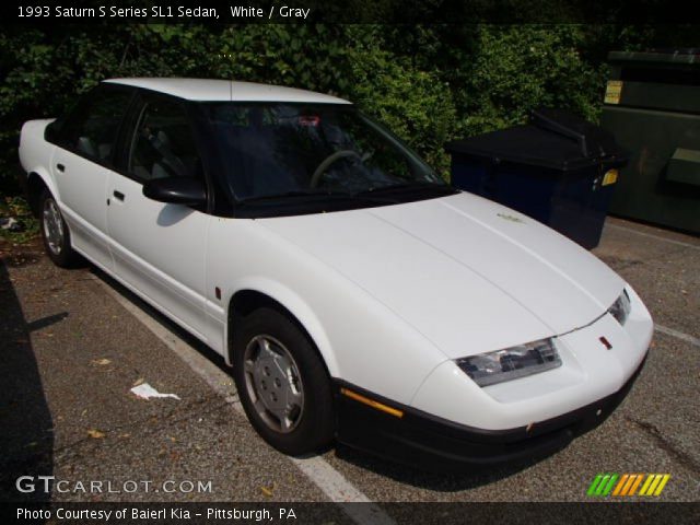 1993 Saturn S Series SL1 Sedan in White