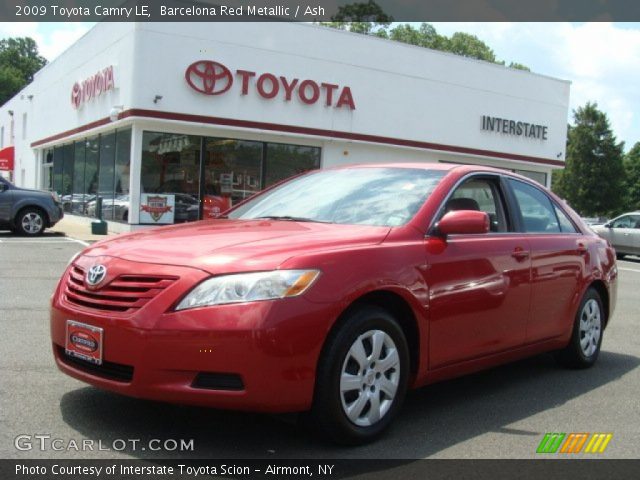 2009 Toyota Camry LE in Barcelona Red Metallic