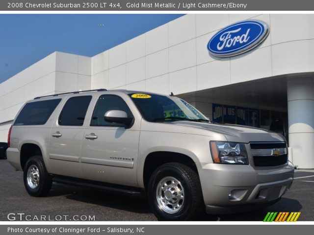 2008 Chevrolet Suburban 2500 LT 4x4 in Gold Mist Metallic