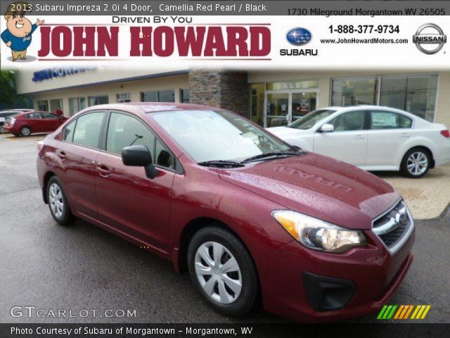 2013 Subaru Impreza 2.0i 4 Door in Camellia Red Pearl