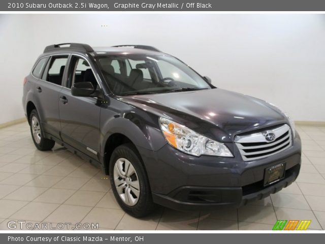 2010 Subaru Outback 2.5i Wagon in Graphite Gray Metallic
