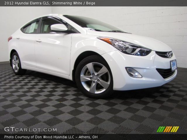 2012 Hyundai Elantra GLS in Shimmering White