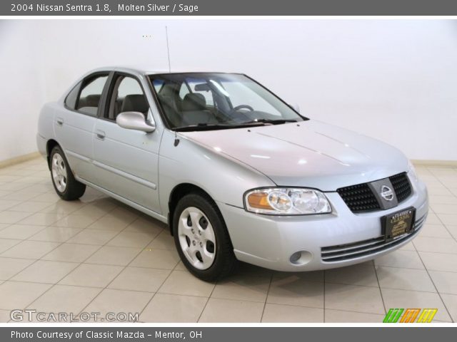2004 Nissan Sentra 1.8 in Molten Silver