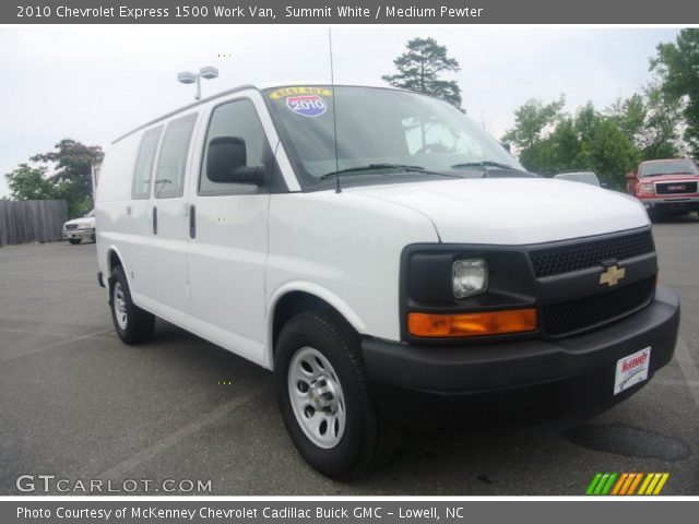 2010 Chevrolet Express 1500 Work Van in Summit White