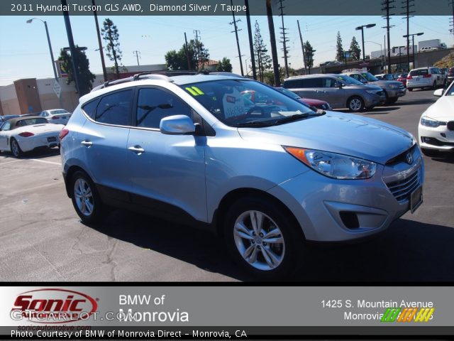 2011 Hyundai Tucson GLS AWD in Diamond Silver