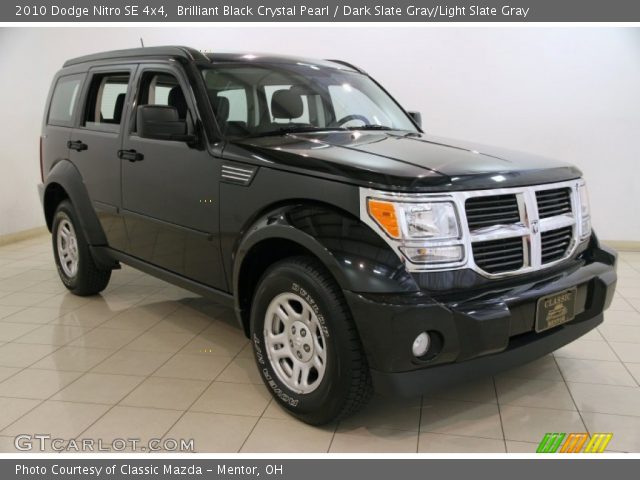 2010 Dodge Nitro SE 4x4 in Brilliant Black Crystal Pearl