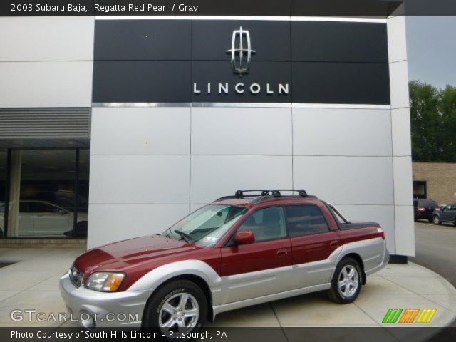 2003 Subaru Baja  in Regatta Red Pearl