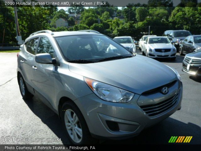 2010 Hyundai Tucson Limited AWD in Kiwi Green