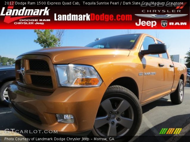 2012 Dodge Ram 1500 Express Quad Cab in Tequila Sunrise Pearl