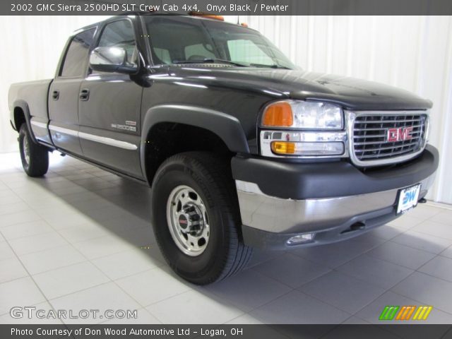 2002 GMC Sierra 2500HD SLT Crew Cab 4x4 in Onyx Black