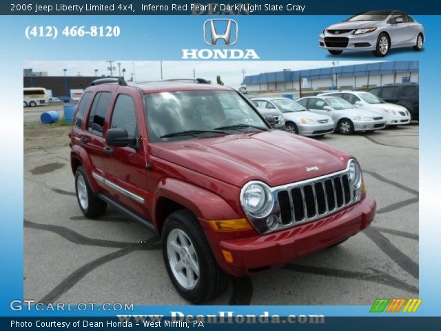 2006 Jeep Liberty Limited 4x4 in Inferno Red Pearl