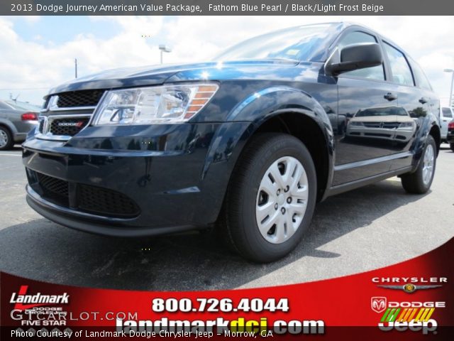 2013 Dodge Journey American Value Package in Fathom Blue Pearl