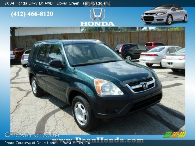2004 Honda CR-V LX 4WD in Clover Green Pearl
